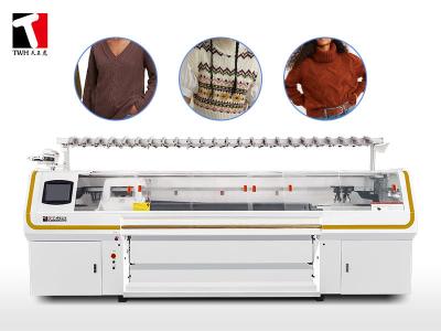 China 52Inch 12G Computerized Flat Knitting Machine With Zero Finishing Comb for sale