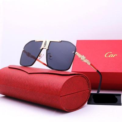 China Fashion Sunglasses Box With Logo Luxury Men Women Sun Glass Shades Shades Wholesale Oversized Trendy Sunglasses for sale