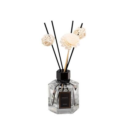 China Sustainable Hot Selling Customized Glass Perfume Bottles 100ML Home Decoration Reed Diffuser Luxury for sale