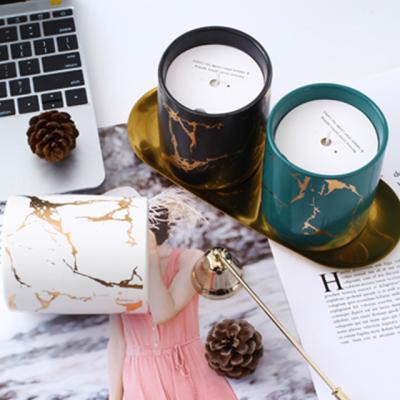 China Christmas Scented Gifts 2022 Best Wholesale Luxury Scented Christmas Nordic Scented Candle Wax Candle Jar Pillar Scented Candle for sale