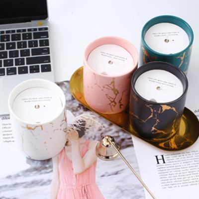 China Wholesale High Quality Candles Scented In China Soy Wax Candle Scented Candle Jars Ceramic for sale