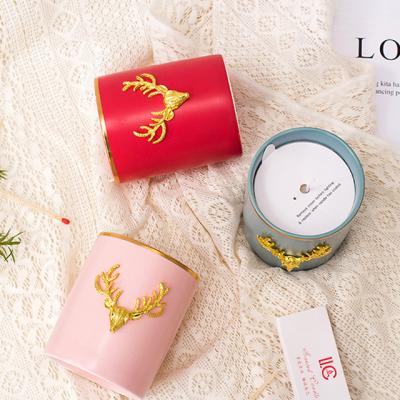 China Organic Candle Custom Logo Candle Soy Wax Sale Pillar Candle Warm Scented Air Freshener Scented Aroma Candle for sale