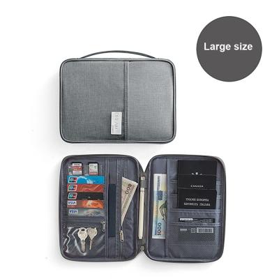 China Wholesale 2 Size Multifunctional Card Wallet for Passport and Money 25.5*18.5*2cm for sale