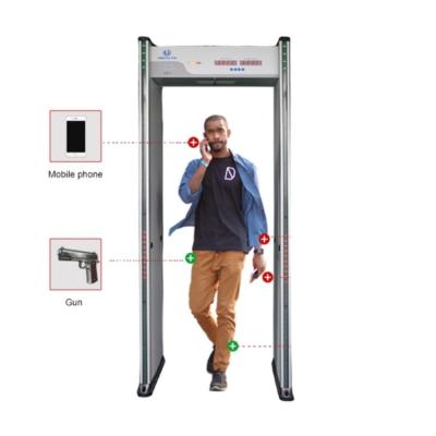 China Electronic Walk Through Security Scan 6/18 Zones Customized Metal Checking Cheapest Price Walk Through Door for sale