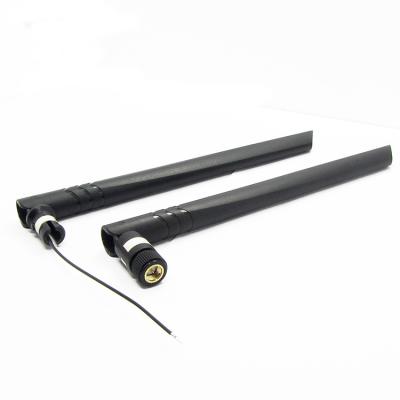 China SMA Black Rubber Omni Rod Antenna With SMA Male Connector 3G Antenna for sale