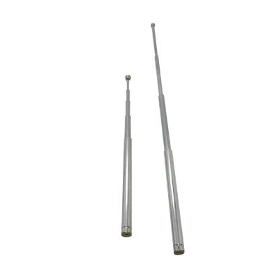 China Brass 4 Sections Customized Plated Brass Telescopic Radio Antenna for sale