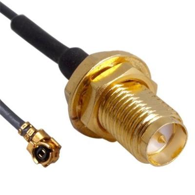 China RG178 U.FL Mini PCI to RP-SMA Female Pigtail Antenna WiFi Cable for sale