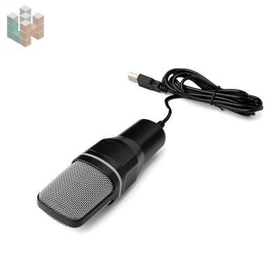 China Economical USB Plug-and-Play Microphone, Pro Portable Audio Desktop MIC w/Adjustable Recording Capacitor Gain, Tripod Stand for Podcast for sale