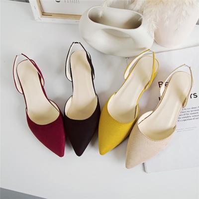 China China Wholesale Fashion Trend Low Heel Sandals Shoes Sandals For Women Open Heel Shoe for sale