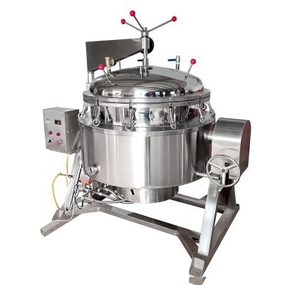 China New Type High Capacity Industrial Large Effiency Pressure Cooking Machine Boiling Cooker for sale