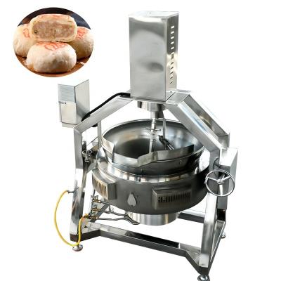 China XINLONGJIA Factory Semi-automatic Snack Pot Cooking Pan Chilli Sauce Cooking Kettle With Planetary Mixer for sale