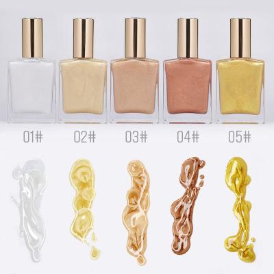 China Wholesale cosmetics waterproof clean logo face makeup private label spray body liquid highlighter bar for sale