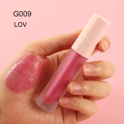 China Waterproof Cosmetics Manufacture Custom Logo Nude Glitter Lip Gloss High Quality Support Lip Gloss for sale