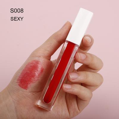 China High Quality Waterproof Cruelty Free Wholesale Durable High Quality Glitter Vegan Tint Lip Gloss for sale