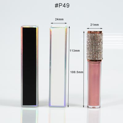 China Wholesale Waterproof Customize Lip Gloss Diamond Lip Gloss Tube Lip Gloss Seller for sale