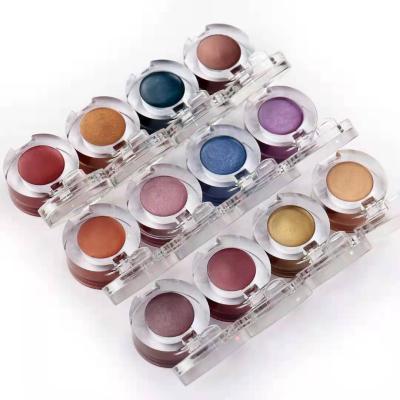 China LOW MOQ Dye Waterproof High Quality Hypoallergenic High Sparkle Shimmer Custom Cream Eyeshadow for sale