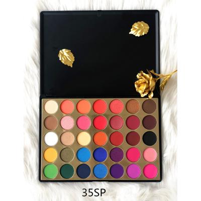 China 35colors waterproof single logo special custom eyeshadow palette for sale