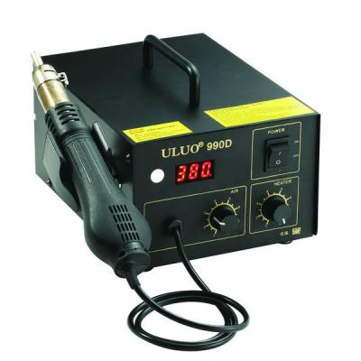 China ULUO -990D lead free soldering smd rework hot air soldering station for sale