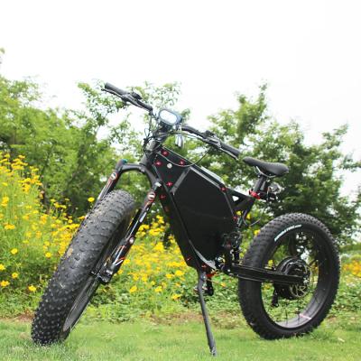 China Steel fat tires full suspension fat tire mountain bike 3000w ebike electric bicycle for sale