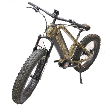 China Aluminum dual battery and mid drive bafang motor 48V 750W Bafang G510 fat bike electric bicycle for sale