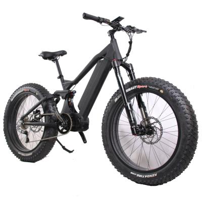 China Fat full suspension MTB bike 1000w Bafang g510 racing aluminum electric bike frame ebike for sale