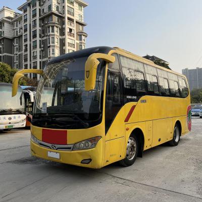 China 33 Sitzplätze Gebrauchtbusse mit Linkenlenkung, Euro 4 Gebrauchtpassagierbus zu verkaufen