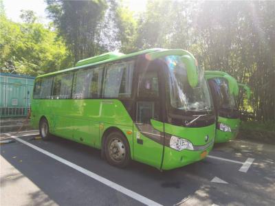 China 14 zitplaatsen Yutong Gebruikte Diesel Bussen, Handmatig Gebruikte Toer Bussen Te koop