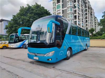 China 25 zitplaatsen -59 zitplaatsen gebruikte Yutong bussen met handgeschakelde versnellingsbak Te koop