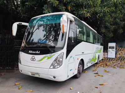 China Elektrische gebruikte passagiersbus met 46 zitplaatsen Middelgrote gebruikte intercitybussen Te koop