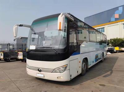 China Euro 5 Gebrauchtbus Bus mit 46 Sitzplätzen und Handgetriebe Zweitbuss mit 2 Türen zu verkaufen