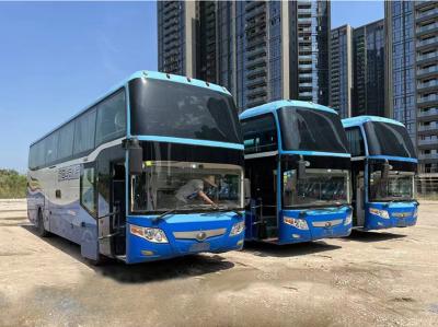 China 55-60 Sitzplätze Gebrauchtpassagierbus 100 km/h Gebrauchtbusse mit linker Steuerung zu verkaufen