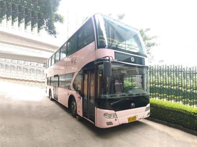 China Yucai Diesel Gebrauchtpassagierbus 72 Sitzplätze Manueller Gebraucht-Doppeldeckerbus zu verkaufen