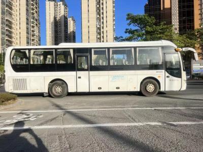 중국 White Used Passenger Buses King Dragon 2015 With Air Conditioning / 2 Doors 판매용