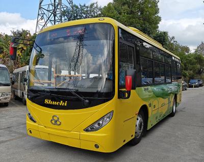 중국 Electric used City Bus new shuchi new energy 62/31seats LHD city bus public transport china bus 판매용