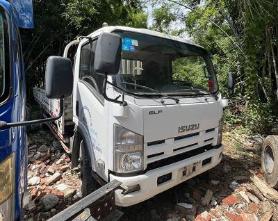 China Isuzu usou Cargo Truck com 2 Portas Motor Diesel caminhão caminhão leve caminhão caixa de carga caminhão à venda