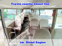 Used Coaster Bus toyota with Manual Transmission and Diesel Fuel Type 23seats LHD minibus