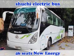 Electric Used Passenger Bus 46 Seats Medium size Used Intercity Buses