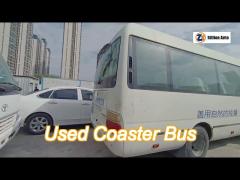 Toyota Used Coaster Bus 23Seats Lhd Mini Bus With Manual Transmission And Diesel Fuel Type