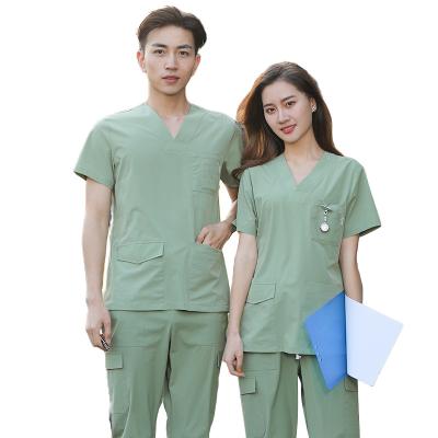 China High Quality Breathable Doctor And Nurse Clothes Breathable And Comfortable Suit Scrub Female Medical Uniform for sale