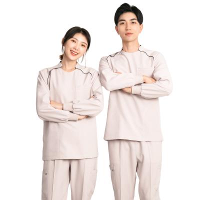 China Eco-friendly Anatomy Long Sleeve Medical Uniform Scrub Doctor Set Surgical Clothes Wholesale for sale