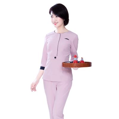 China High Quality XL XXL Nurse Two Pieces Hospital Uniforms S M L LOGO Can Be Customized Nurse Uniform for sale