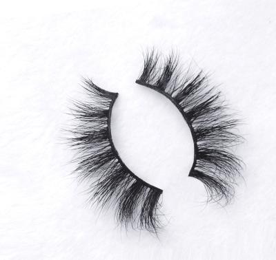 China Customized Natural Style Clear Long Strip Mink Eyelashes for sale