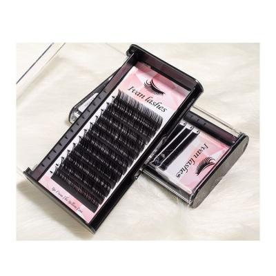 China Lightweight Individual Classic Eyelash Lash Extension Flat Ellipse Flat Long Soft Natural Silk Cashmere Eyelash New for sale