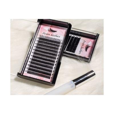 China Yy Design High Quality Natural Mink Long Graft False Eyelash Extension Supplies for sale