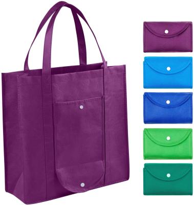 China Custom Logo Lightweight Foldable Durable/Recyclable/Foldable Reusable Renewable Material Manufacturing Eco Friendly Grocery Bag for sale