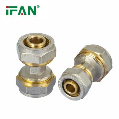 China Pipe Lines Connect IFAN Factory Direct All Size PEX Plumbing Fittings Brass Plug Compression Fittings for sale