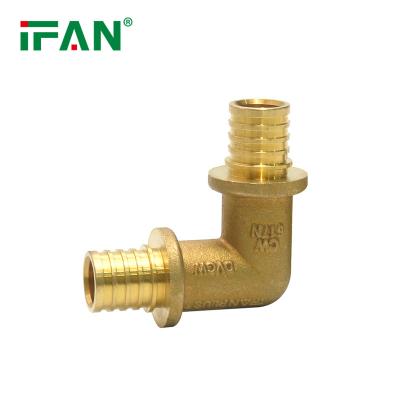 China IFAN Factory Price 16mm 20mm 32mm PEX Male Thread Durable PEX Brass Pipe Fittings for sale