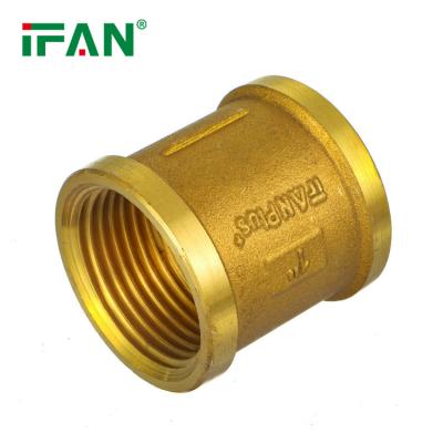 China IFANPlus Durable Wholesale 3/4 Inch Brass PEX Plug Fit Brass Hose Fittings For Water for sale