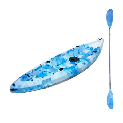 China Watersports High Quality Plastic Kayak Sit-in Single Kayak Rigid for sale