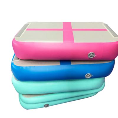 China Gymnastics Customized Logo Gymnastics Inflatable Air Track Starting Blocks Air Mat for sale